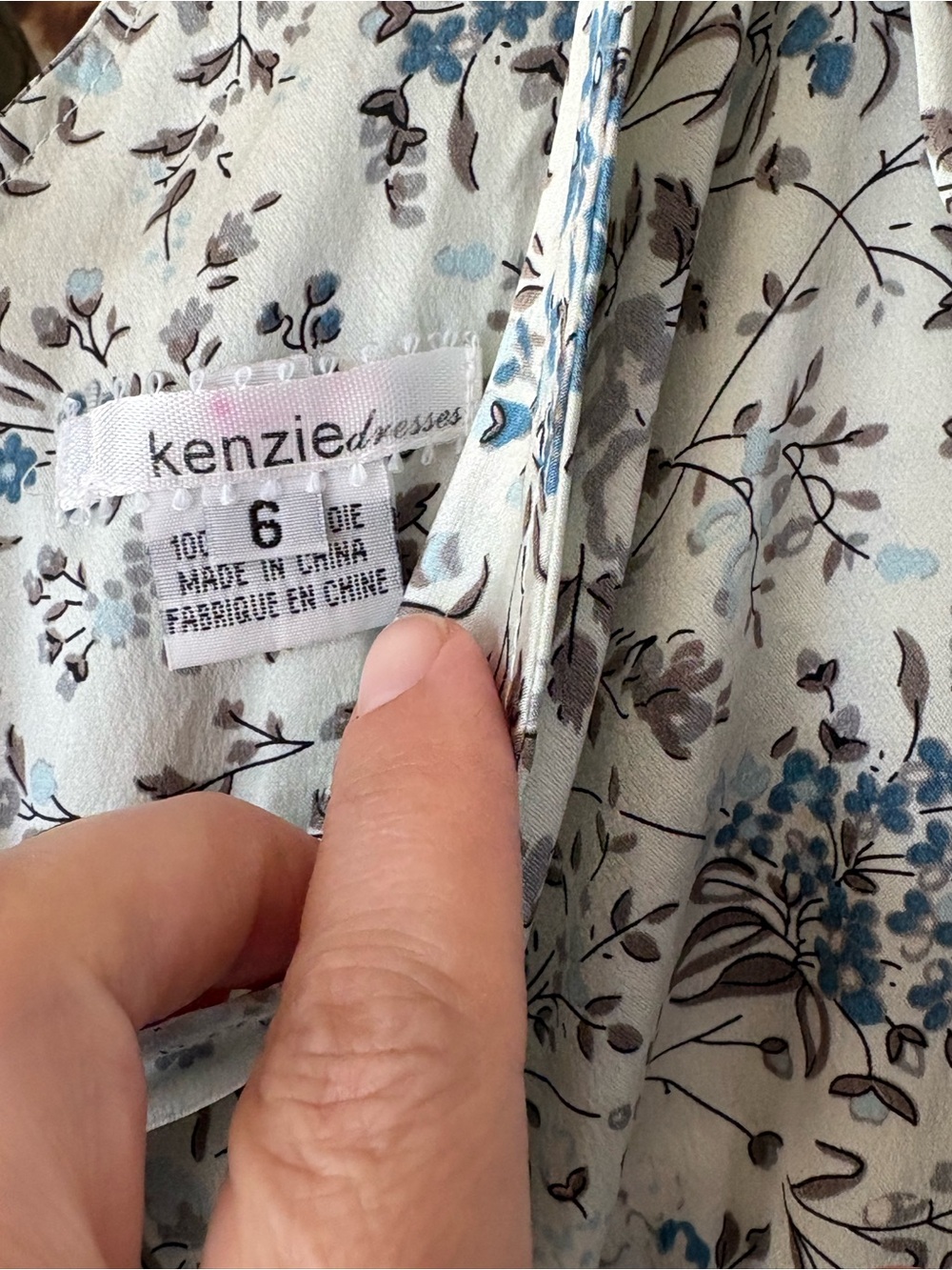 Y2K 100% Silk CottageCore Floral Dress 6 - Picture 3 of 7